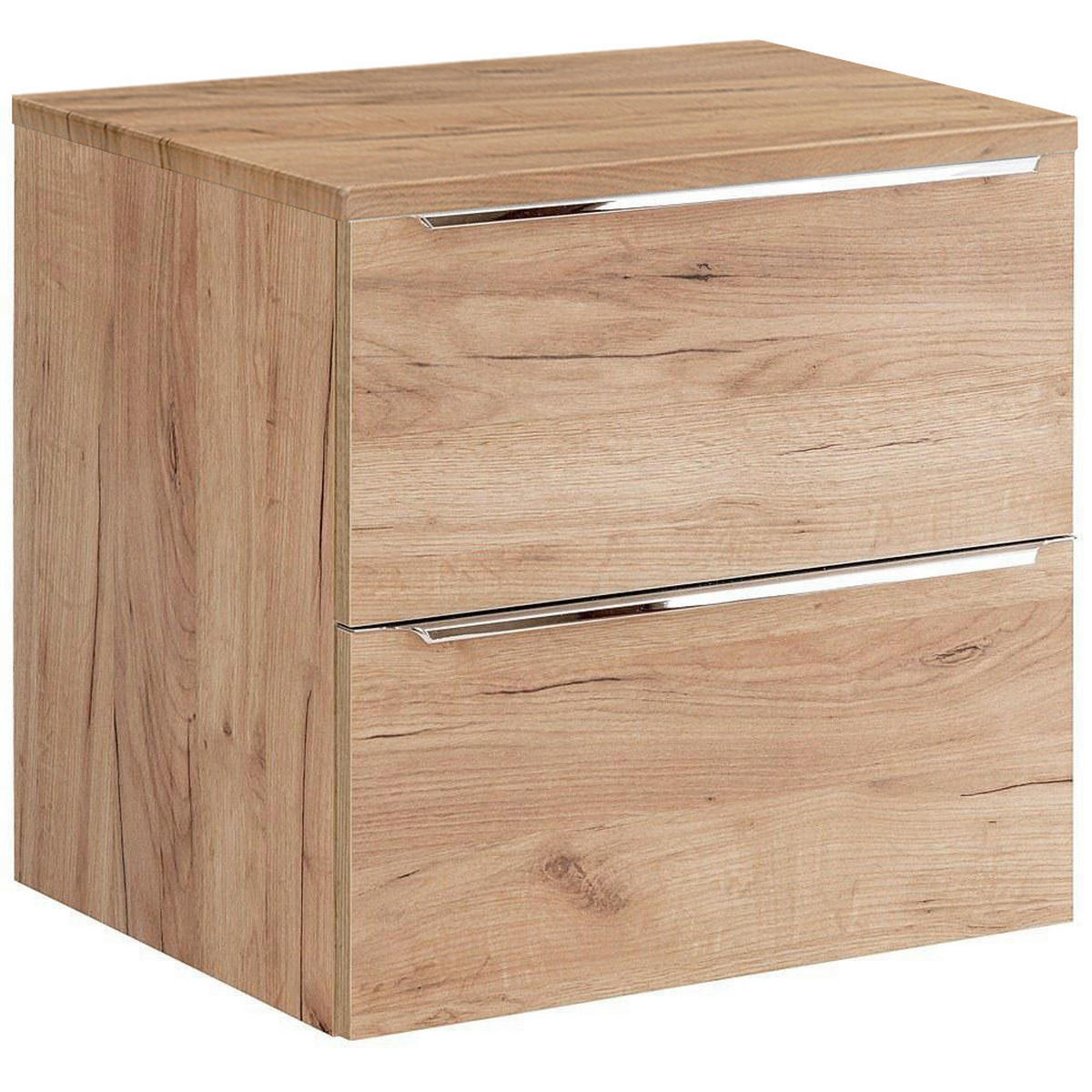 WASCHBECKENSCHRANK Toskana-56 - Braun, Holzwerkstoff (61/60/46cm) - Lomado