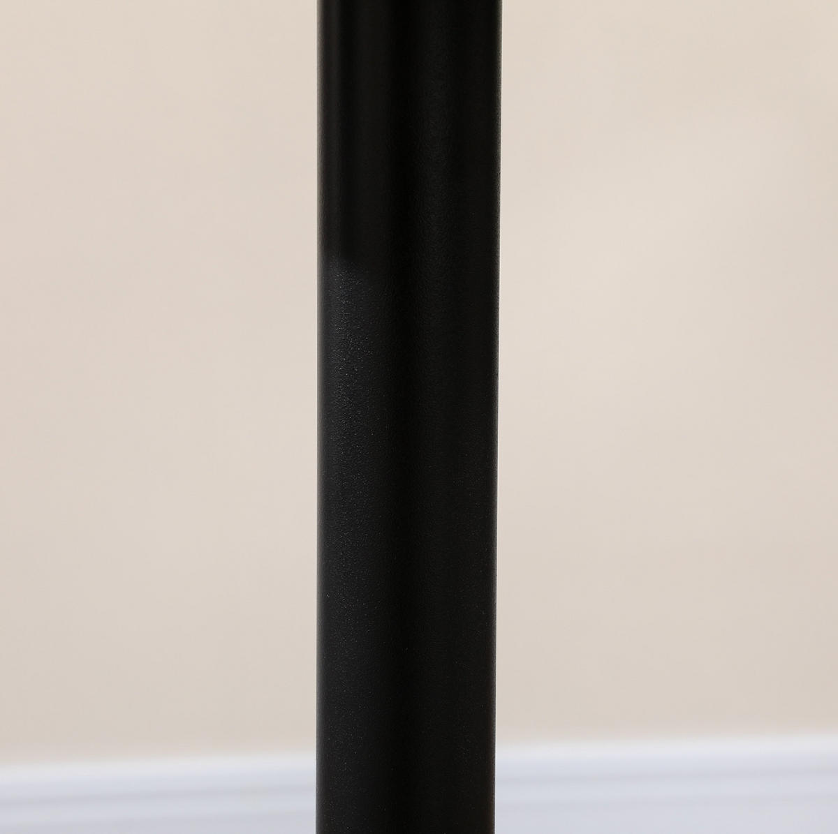 ESSTISCH 70/70/75 cm schwarz platzsparend mit rutschfestem Fuß aus Stahl und MDF - Schwarz, Metall (70/70/75cm) - OKWISH