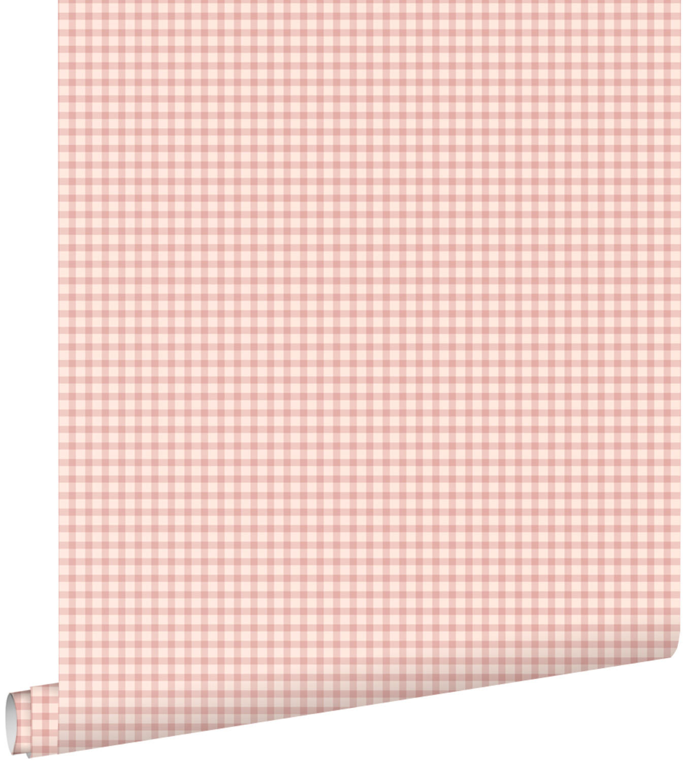 TAPETE Karomuster 50 x 900 cm - Pink, Papier (50/900cm) - ESTAhome