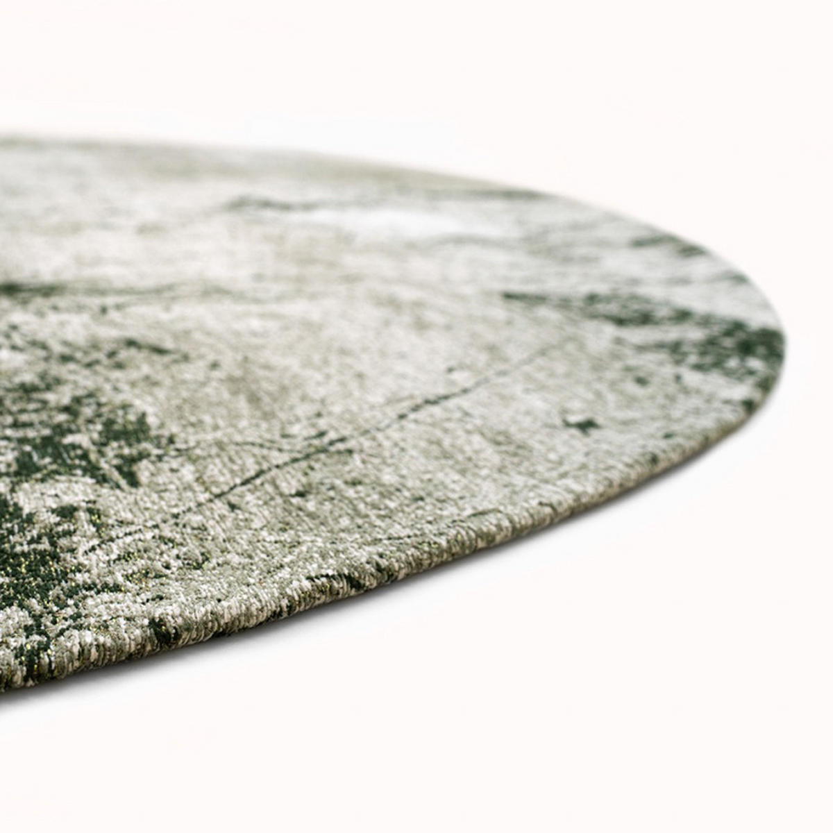 TEPPICH Alpine Mad Men Sol 240/240 cm - Grün, Textil (240/240cm) - Louis De Poortere