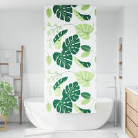 DUSCHVORHANG für Dusche Stoff Breite 106 cm - Weiß, Kunststoff (106/240cm) - MCBOSON