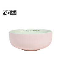SCHALE Bringe deinen eigenen Sonnenschein in Rosa - 14cm - Pink, Keramik (15.5/6.7/15.5cm) - Blond Amsterdam
