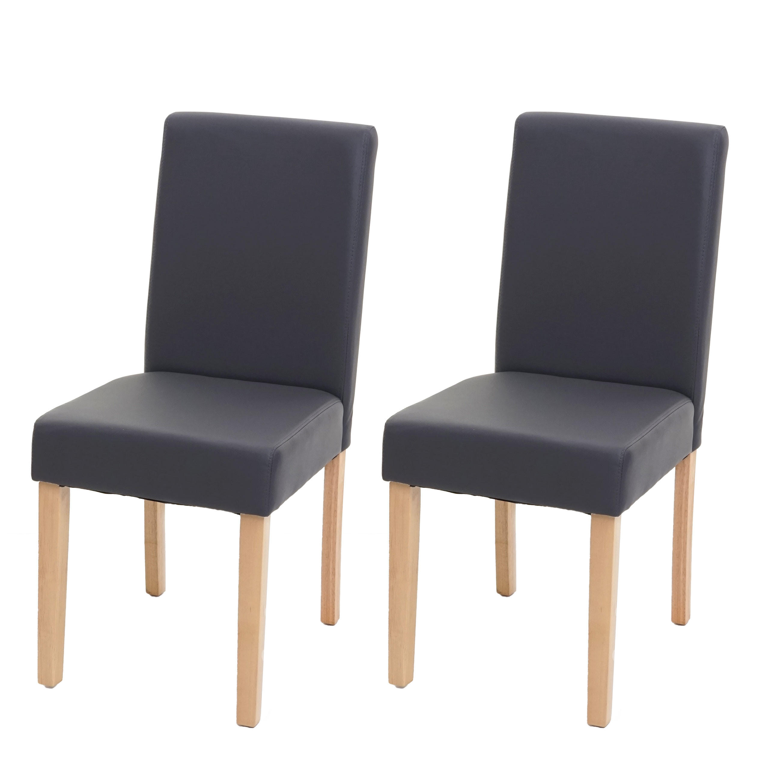 ESSZIMMERSTUHL Grau 2er-Set - Grau, Textil (43/90/56cm) - MCW