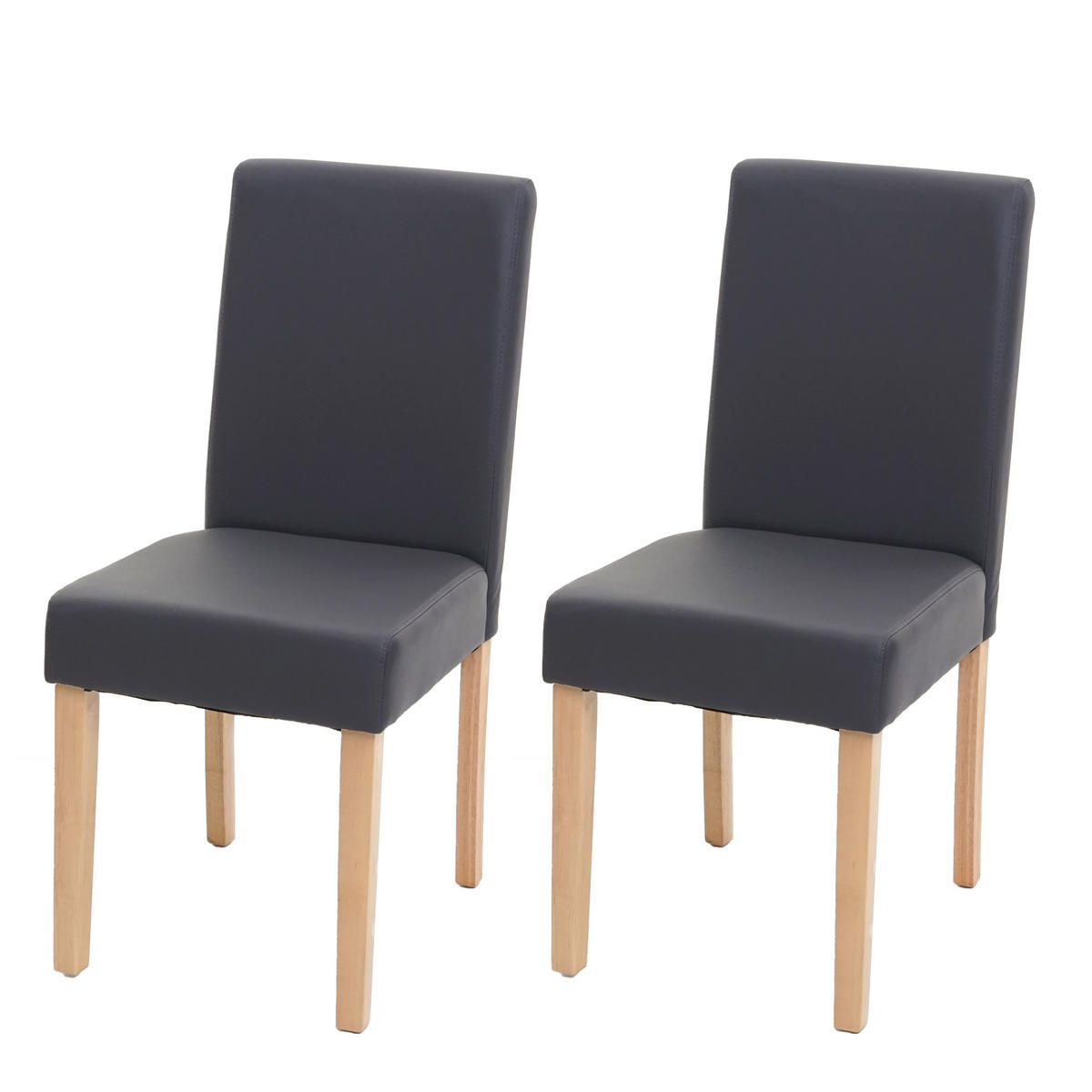 ESSZIMMERSTUHL Grau 2er-Set - Grau, Textil (43/90/56cm) - MCW