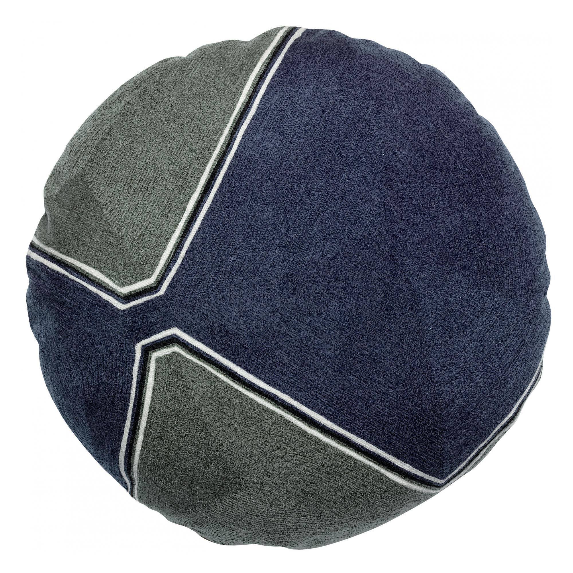 KISSEN Mila thymian diameter 50 cm - Grün, Textil (50/50cm) - Vivaraise