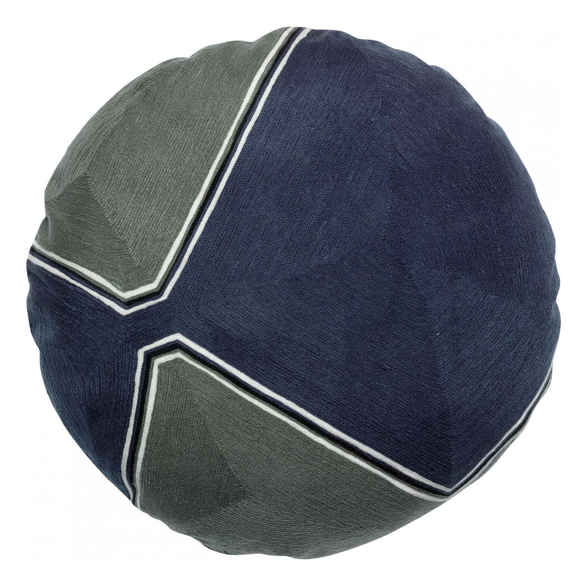 KISSEN Mila thymian diameter 50 cm - Grün, Textil (50/50cm) - Vivaraise