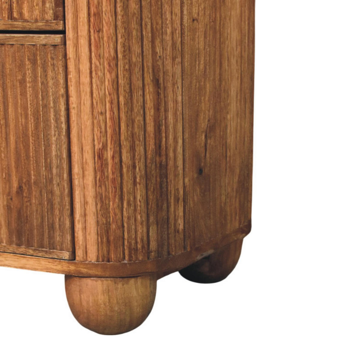 KOMMODE mit Golden-Teak-Finish, 3 Schubladen, T-Bar-Griffe, braun - Braun, Holz (74/78/34cm) - Artisan Furniture