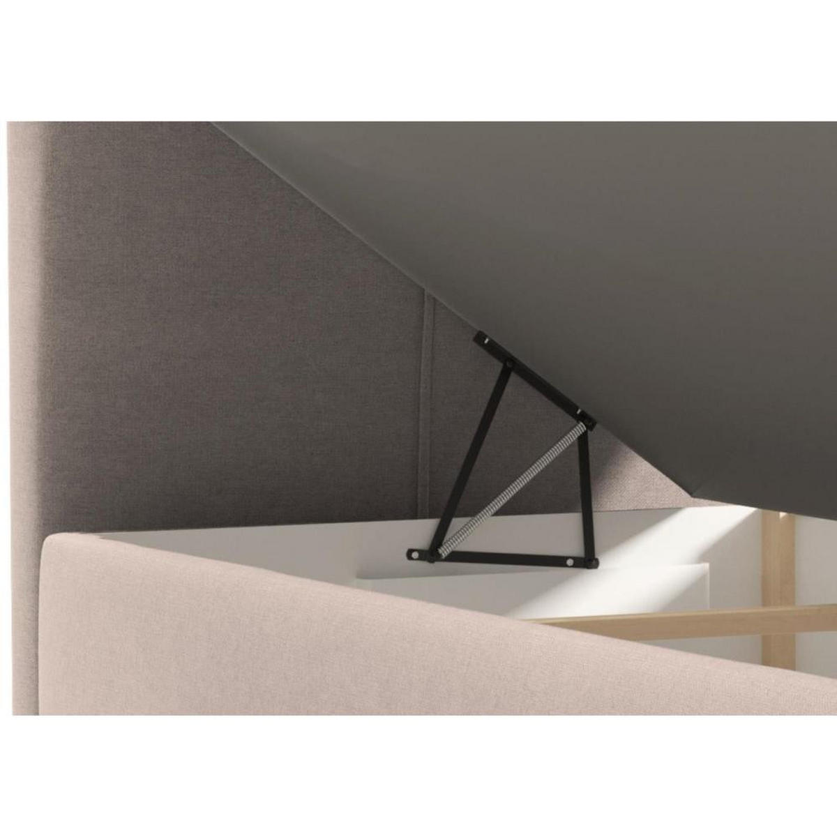 POLSTERBETT Helen Mini 93/206/106 beige - Beige, Holzwerkstoff/Textil (90/200cm) - Beautysofa