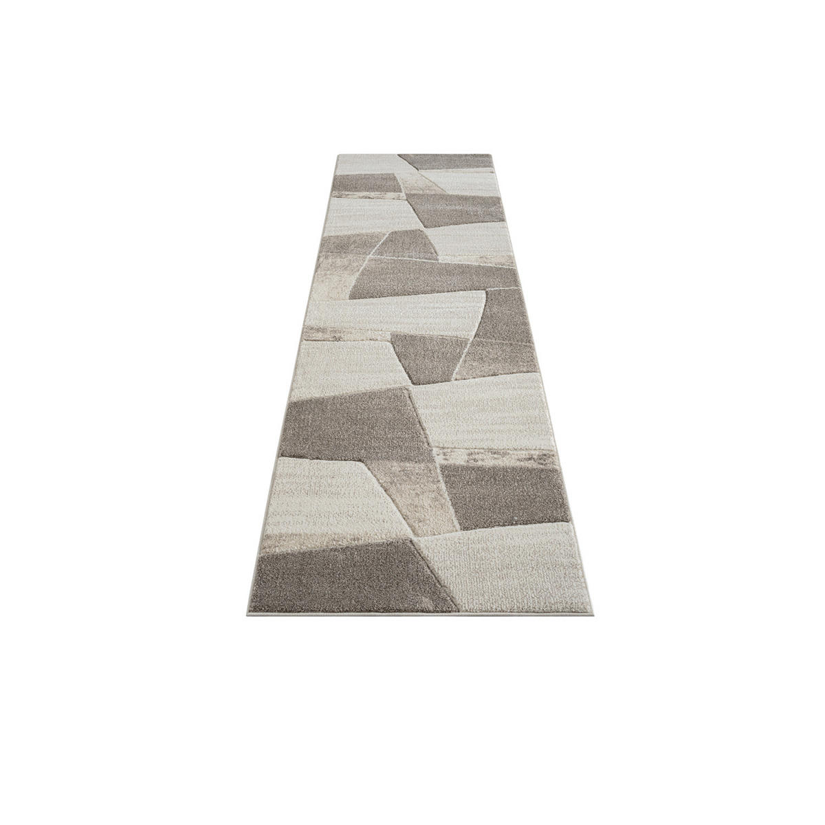 KURZFLOR-TEPPICH Bonito 9053 Braun 80x300 cm - Braun, Textil (80/300cm) - carpet city