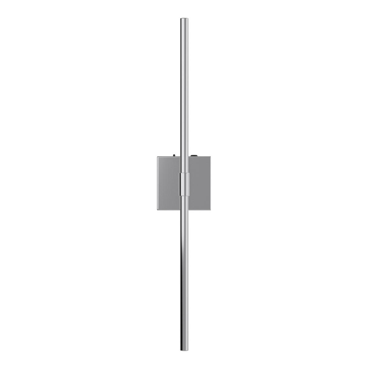 AKKU-WANDLEUCHTE inkl. Fernbedienung - 3-Stufen-Dimmer - Eisen - Silberfarben, Metall (12/71/11cm) - home24
