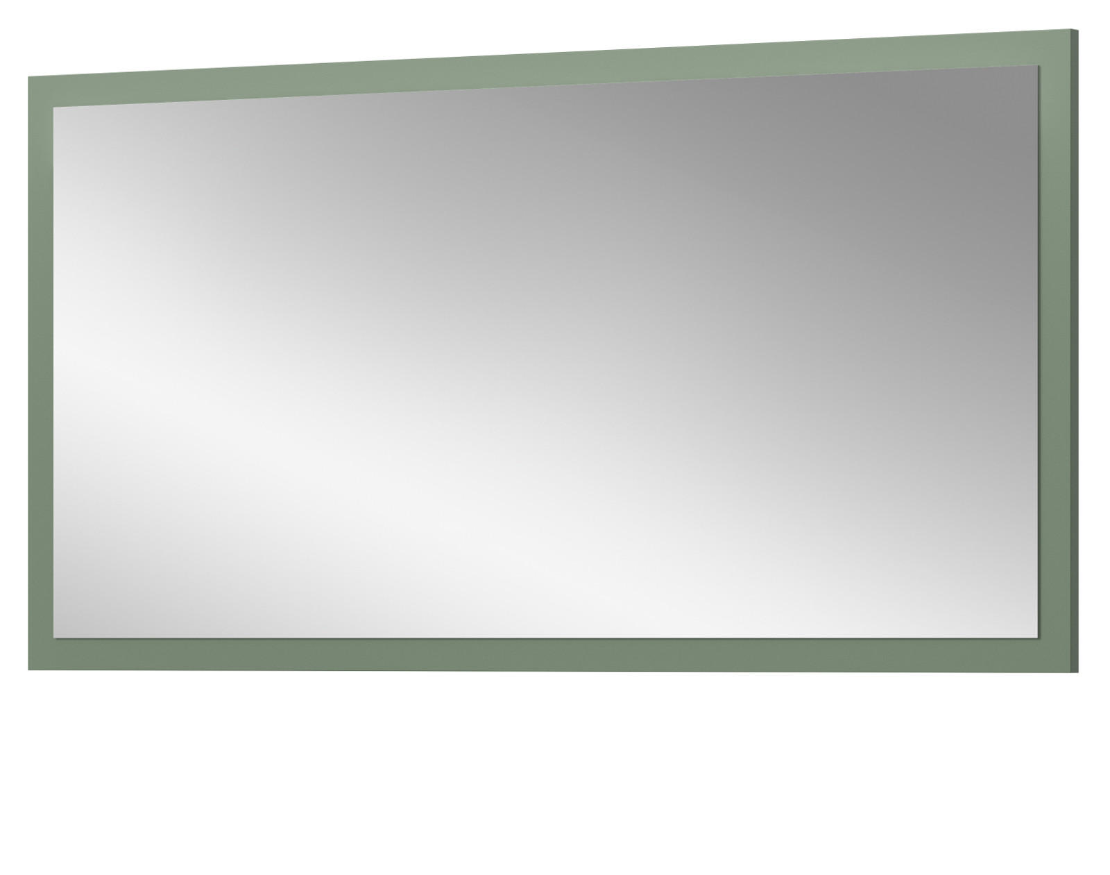 WANDSPIEGEL grün 106 x 55 cm, Garderobenspiegel mit Rahmen - Grün, Glas/Holzwerkstoff (106/55/2cm) - Inn.Furn