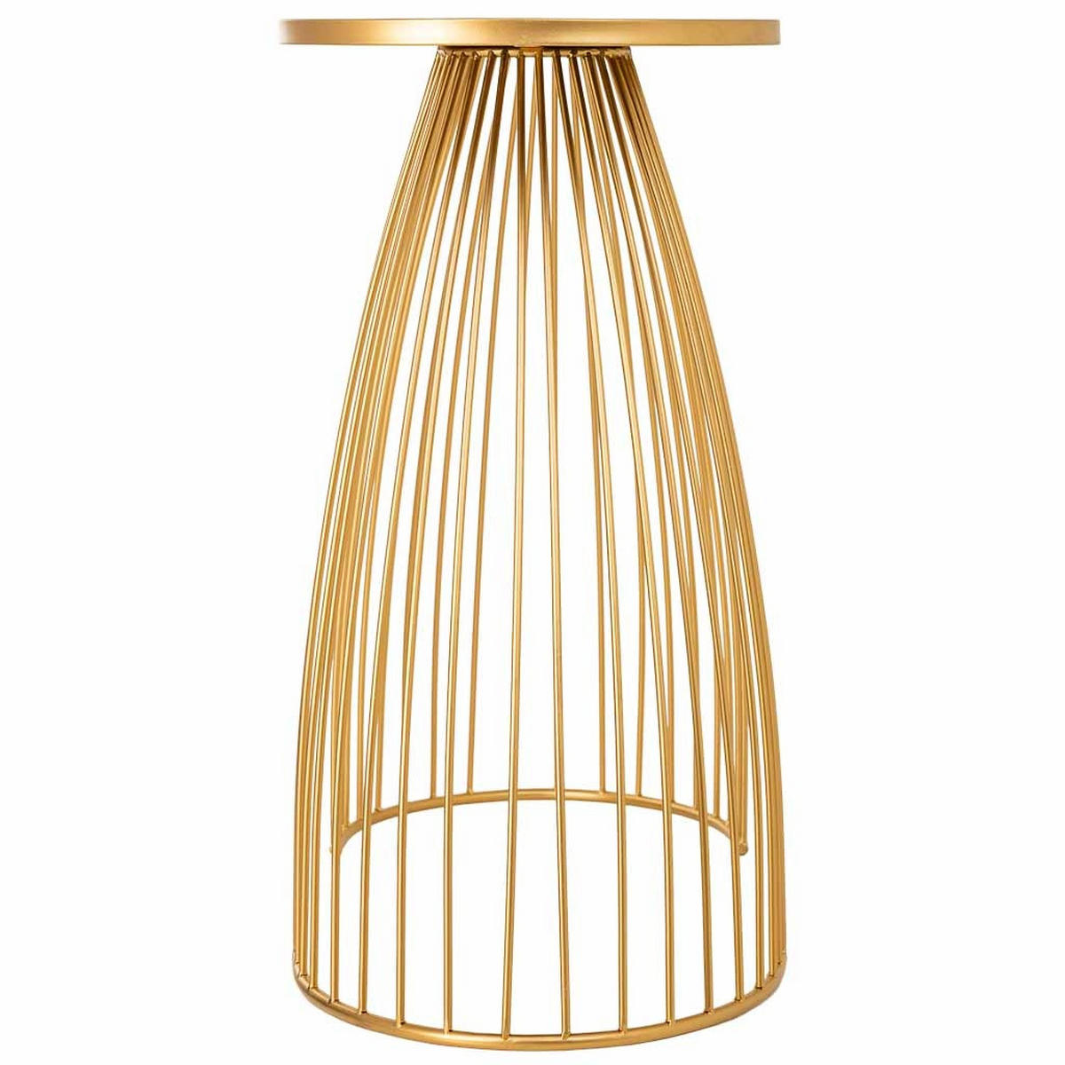 KONSOLENTISCH aus Metall, 120x40x80cm - Goldfarben, Metall (42/122/82cm) - Wanderlust