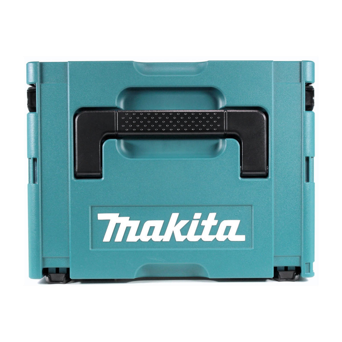 MAKITA DBO 180 RTJ Akku Exzenterschleifer 18 V 125 mm + 2x Akku 5,0 Ah + Ladegerät + Makpac - Multicolor, Kunststoff (175/295/123cm) - Makita
