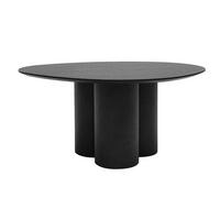 COUCHTISCH Schwarz HOLLEN - Schwarz, Holz (78/61/37.3cm) - Miliboo