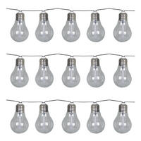 PARTYLICHTER 18/12/32cm - Schwarz, Glas (32cm) - Luxform