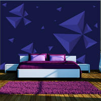 VLIESTAPETE Blau 250/175 cm - Blau, Textil (250/1cm) - KUNSTLOFT