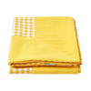 ÜBERWURF 150/200 cm, Vichy Karo 100% Baumwolle - Gelb, Textil (150/200cm) - Homescapes