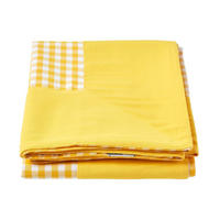 ÜBERWURF 150/200 cm, Vichy Karo 100% Baumwolle - Gelb, Textil (150/200cm) - Homescapes
