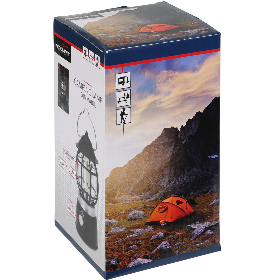 VINTAGE CAMPINGLATERNE 11/20 cm - Schwarz, Kunststoff (11/20/11cm)
