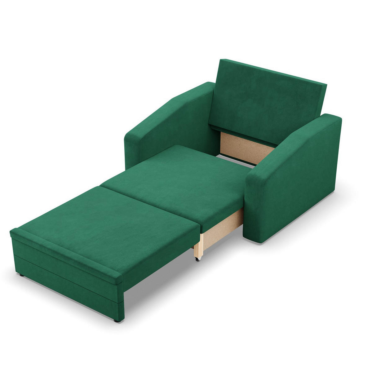 LOUNGESESSEL ORBIT, 90 CM, Grün - Grün, Textil (118/80/87cm)