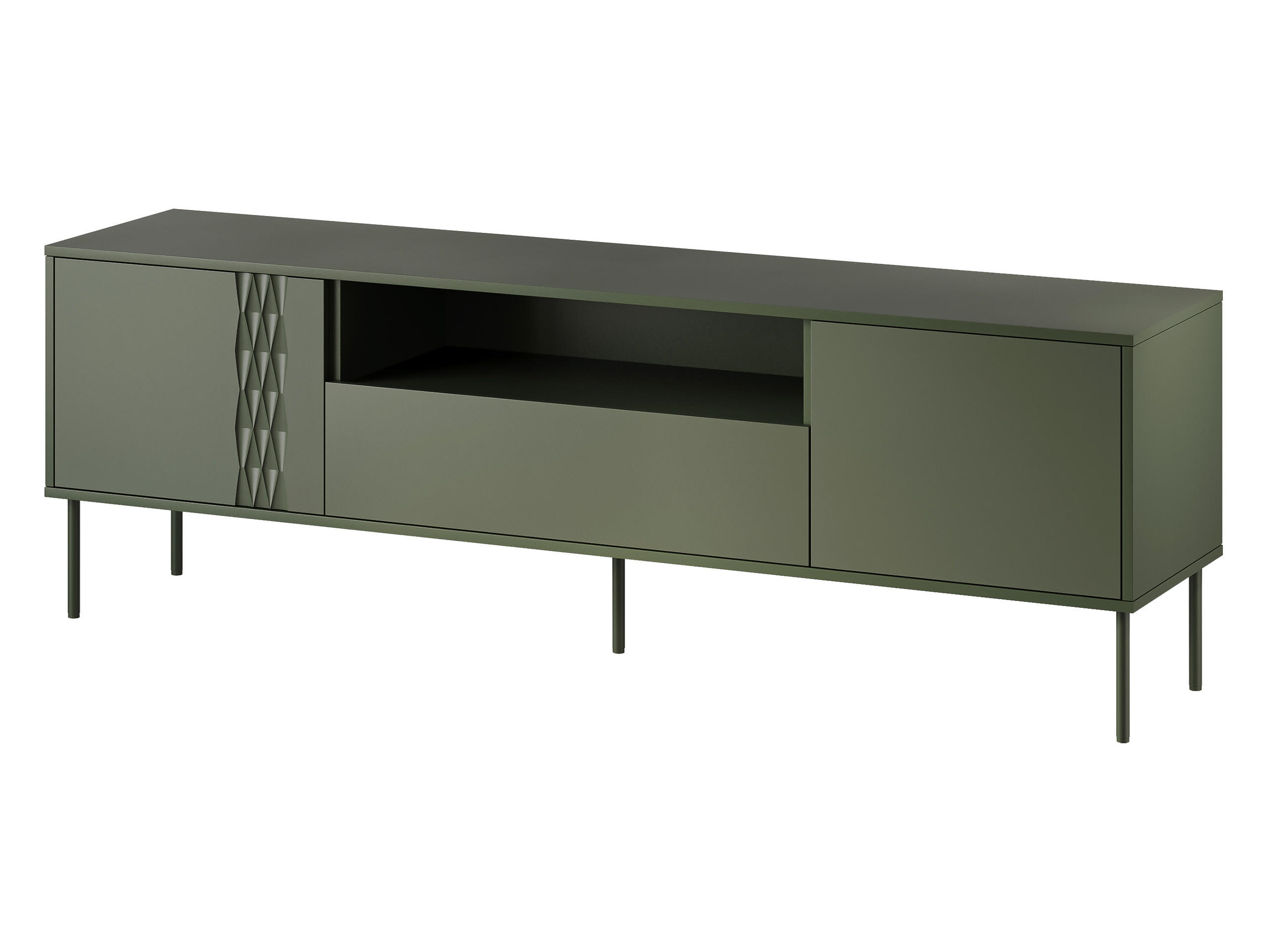 Mirjan24 Tv-Lowboard Grün 180x55x40 cm