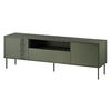 TV-LOWBOARD Tresse 180 EF - Grün, Holzwerkstoff/Metall (180/55/40cm) - MIRJAN24