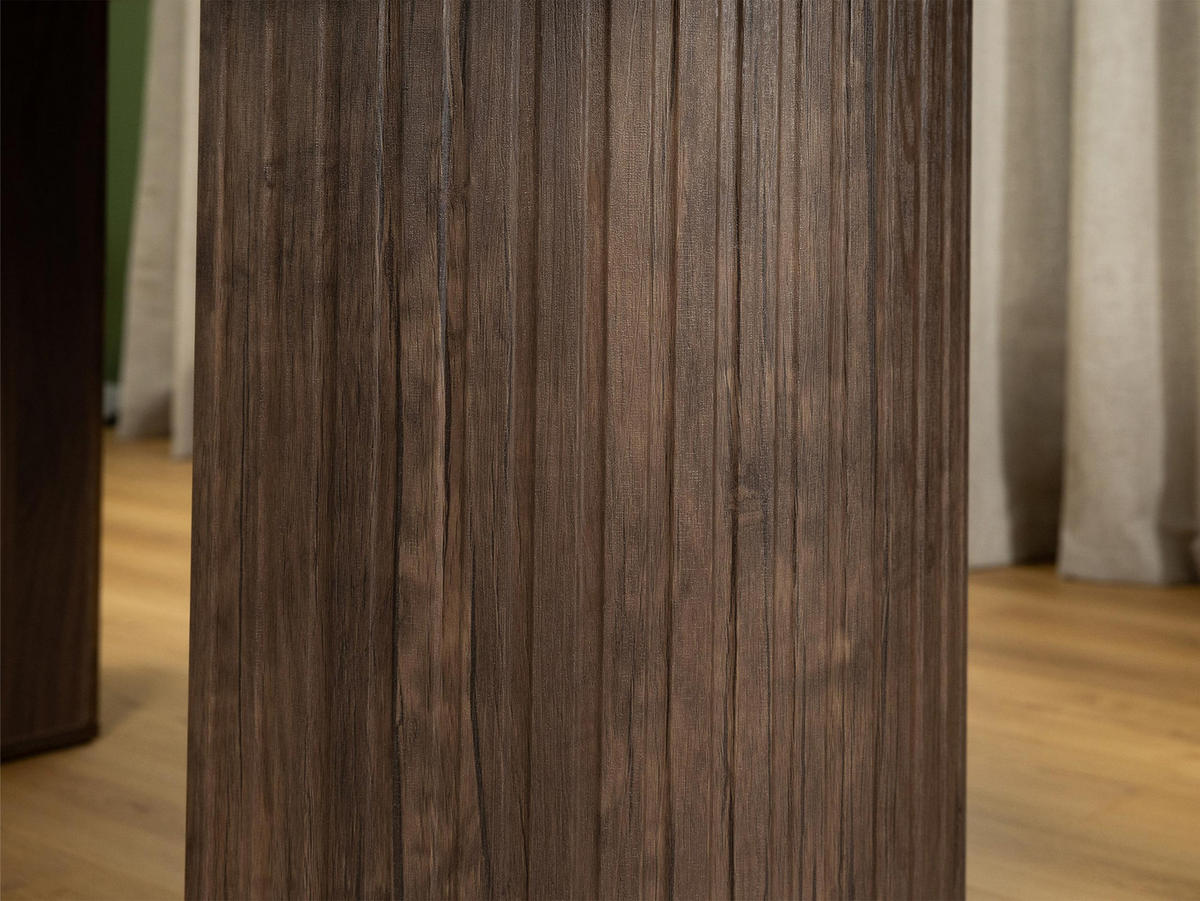 ESSTISCH Wotkon - Nussbaumfarben, Holzwerkstoff (90/185/75cm) - MIRJAN24