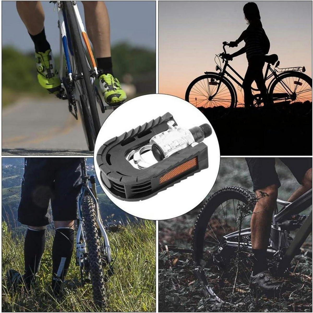 FAHRRADPEDALE Klappbar Aluminiumlegierung Schwarz - Schwarz, Metall (6/1.5/12cm)