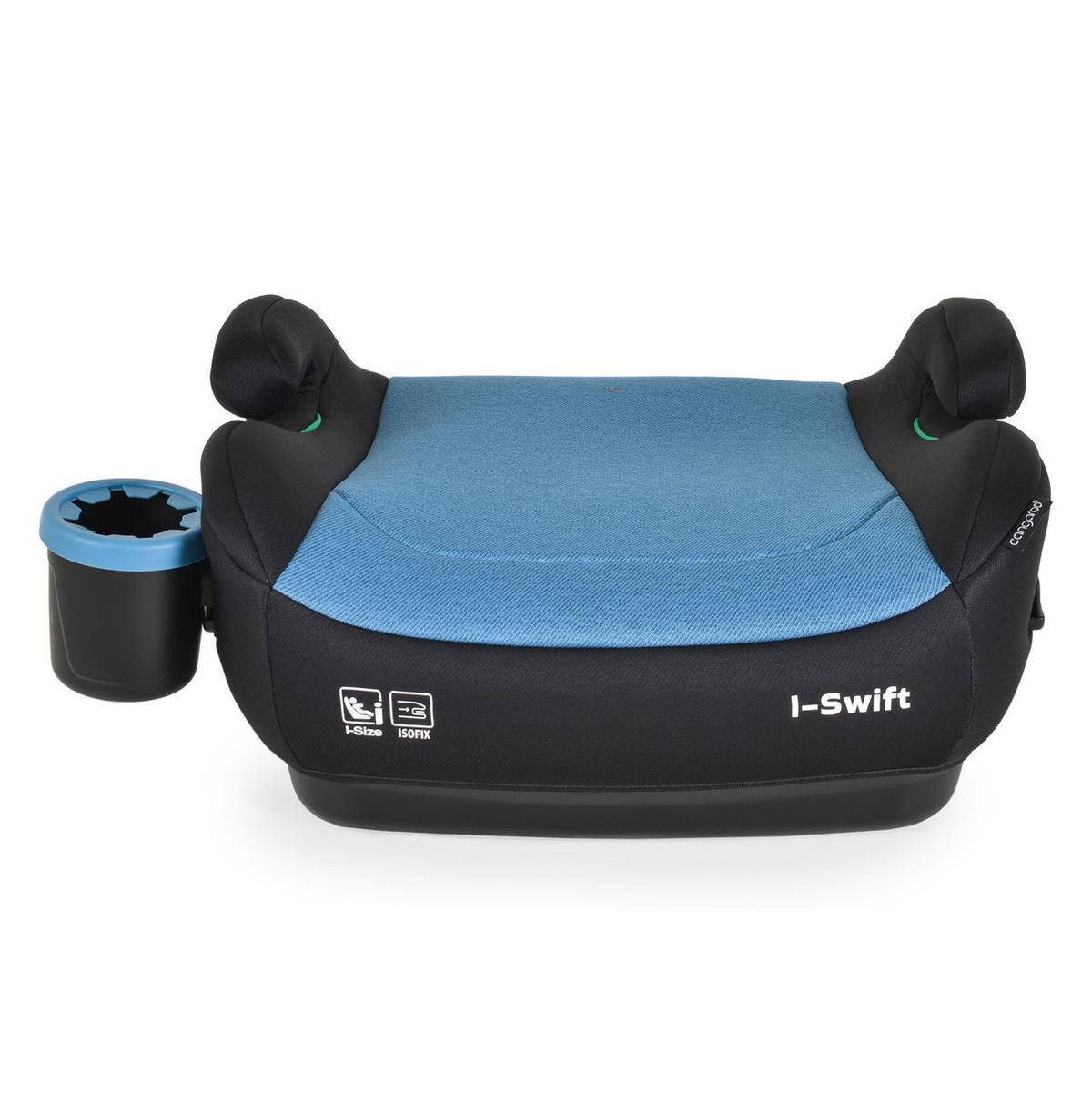 AUTOSITZERHÖHUNG i-Swift, Isofix (125-150cm) dunkelblau Gruppe 3, Getränkehalter - Blau, Kunststoff (40/22/43cm) - Cangaroo