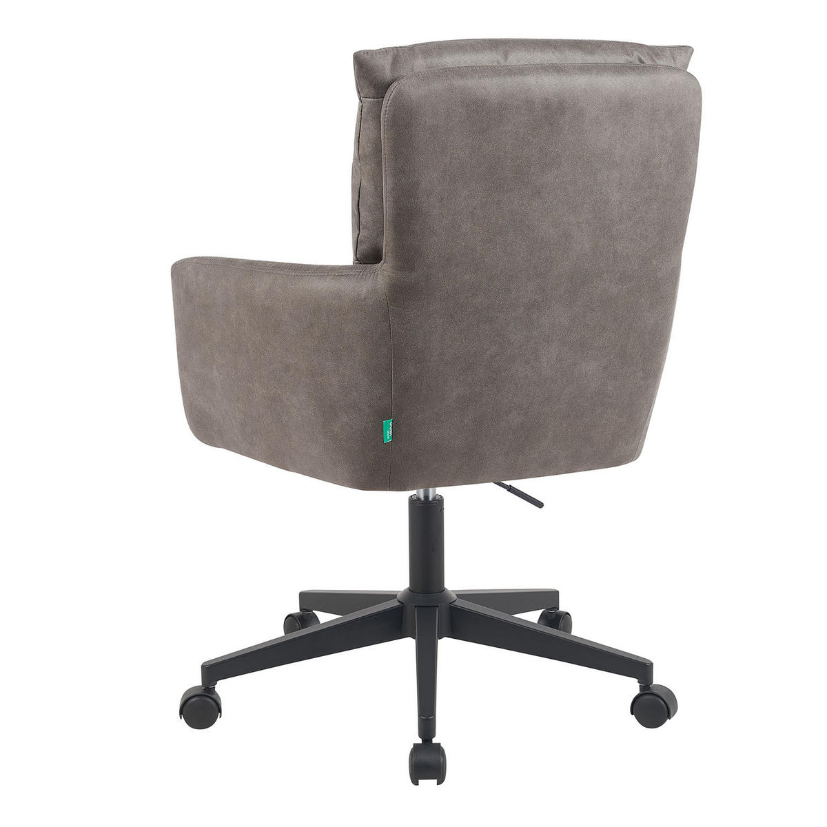 BÜROSTUHL Mika-Riko - Taupe/Schwarz, Textil/Metall (59/91/66cm) - DUBI Möbel