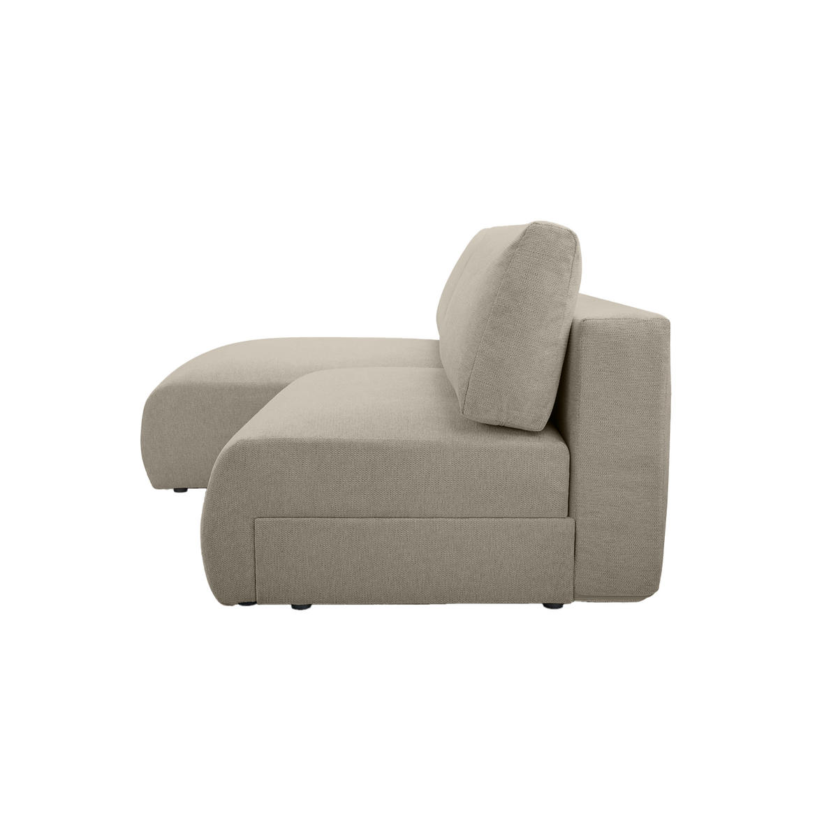 ECKSOFA Ripley mit Schlaffunktion, Hellgrau - Hellgrau, Textil (223/150cm) - Fedve