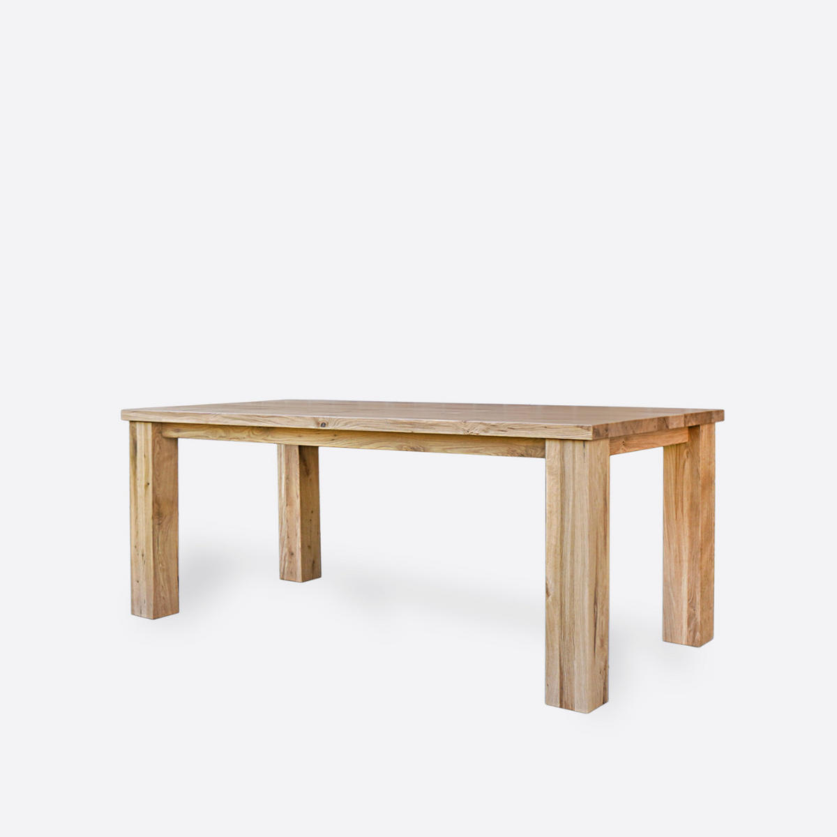 EICHENTISCH aus Massivholz für das Esszimmer THOR 215 x 100 - Eichefarben, Holz (100/215/75cm) - Rawood Furniture