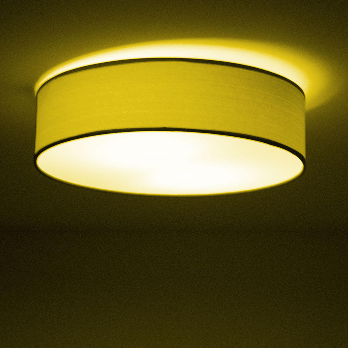 LED DECKENLEUCHTE VARIOS Weiß Holzoptik - Braun, Metall (38/38/10cm) - Globo Lighting