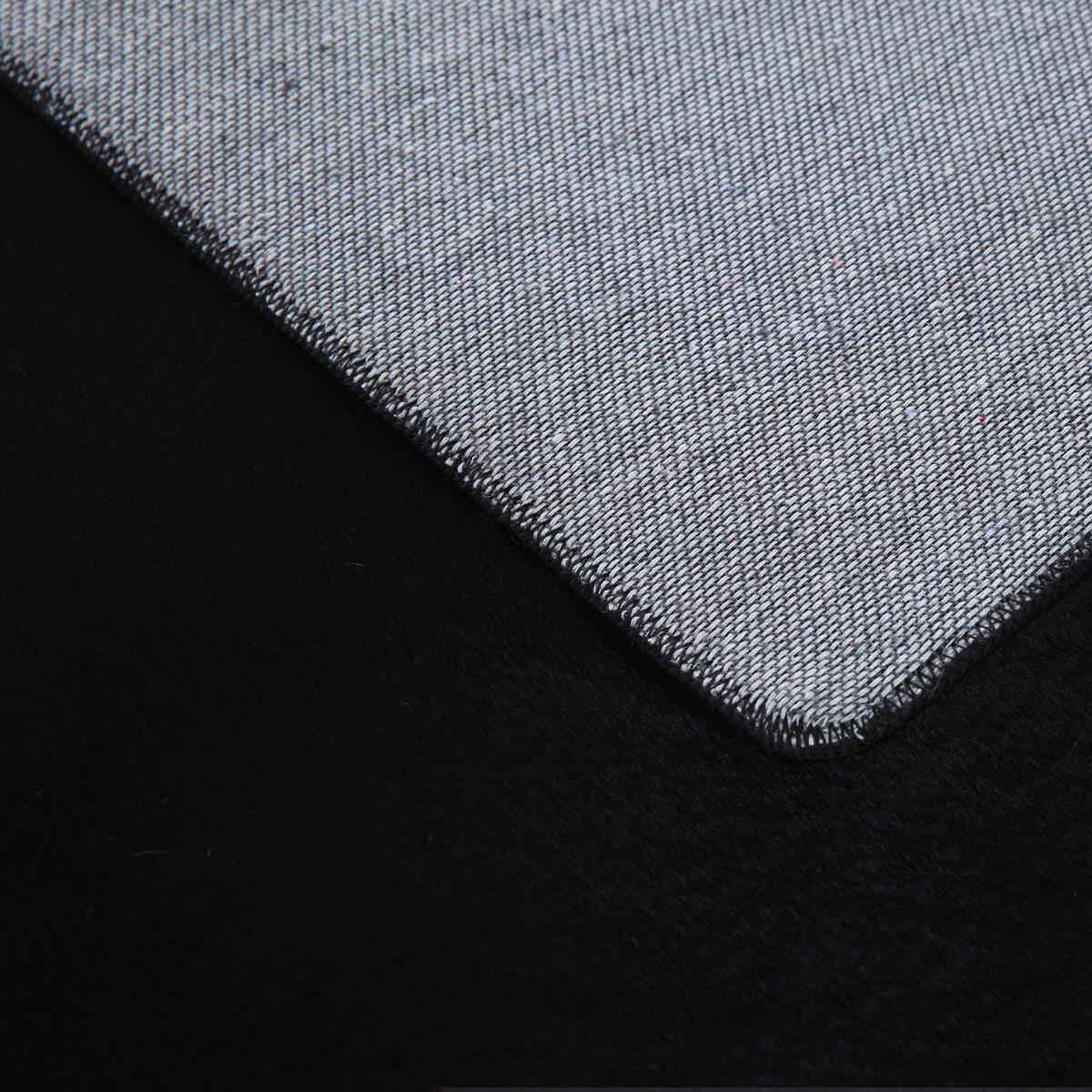 TEPPICH Wohnzimmer Einfarbig Pflegeleicht Waschbar OEKO-TEX Rund Schwarz 160x160 cm Flur – NECKAR - Schwarz, Textil (160/160cm) - KADIMA DESIGN