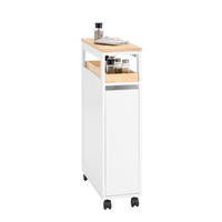 NISCHENREGAL Weiß - Weiß/Naturfarben, Holzwerkstoff (20/79/51cm) - SoBuy