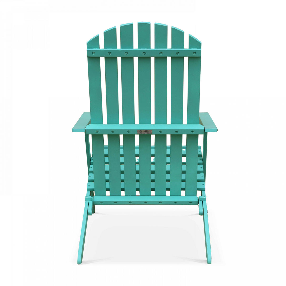 KLAPPSESSEL 2-tlg., Turkisblau - Türkis, Holz (84/95/59cm) - Oviala