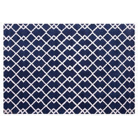 KURZFLOR-TEPPICH Serres 200/140 cm - Blau, Kunststoff (140/200cm) - Beliani