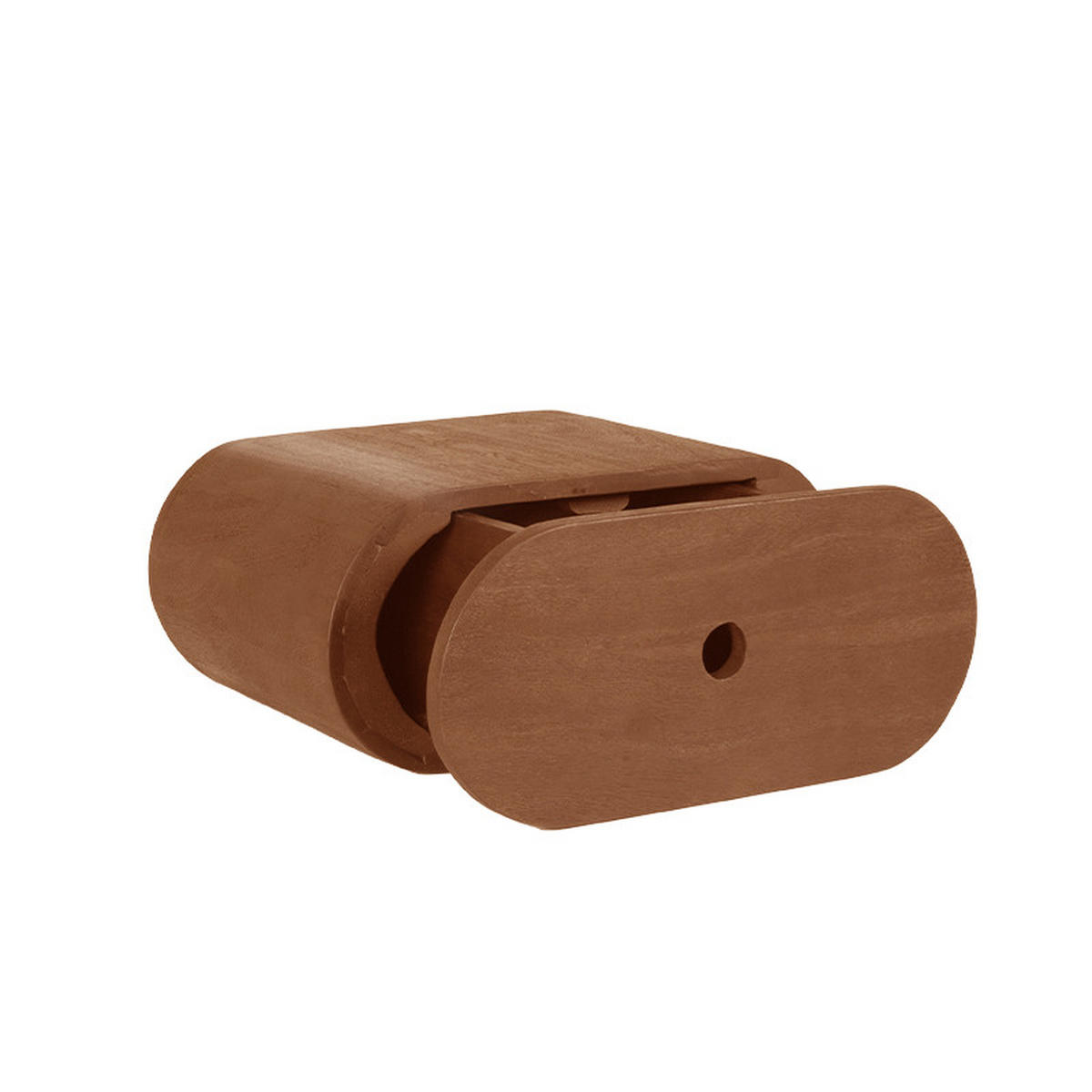NACHTTISCH Rise - Brown - 45/20/30 cm - Braun, Holz (45/20/30cm) - LABEL51