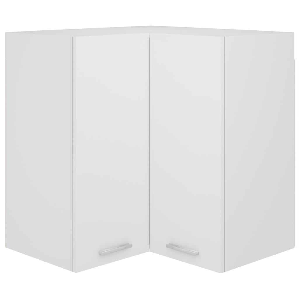 ECKHÄNGESCHRANK Weiss 57/57/60 Cm Holzwerkstoff - Weiß, Holzwerkstoff (57/60/57cm) - vidaXL