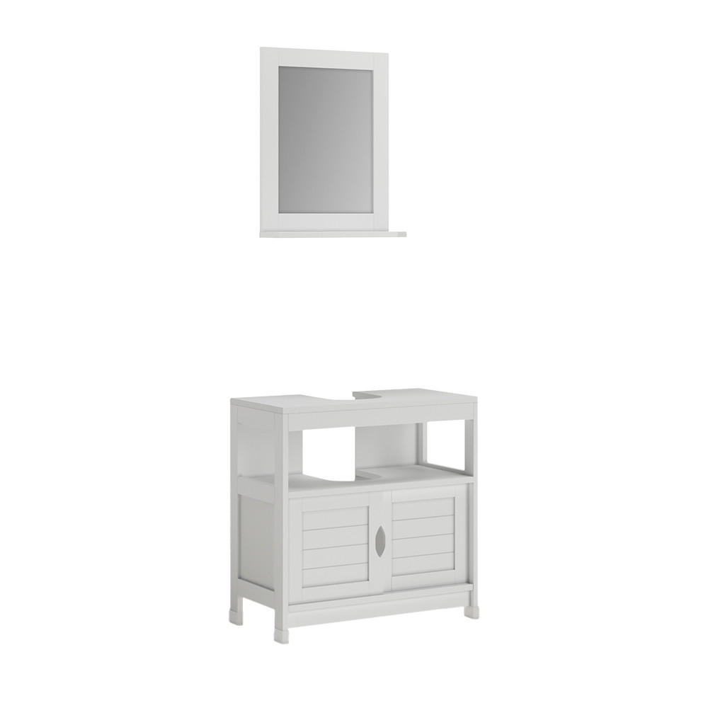 KOUPELNOVÝ NÁBYTEK Vilda Bílá - bílá, kompozitní dřevo (60/60/30cm) - Vicco