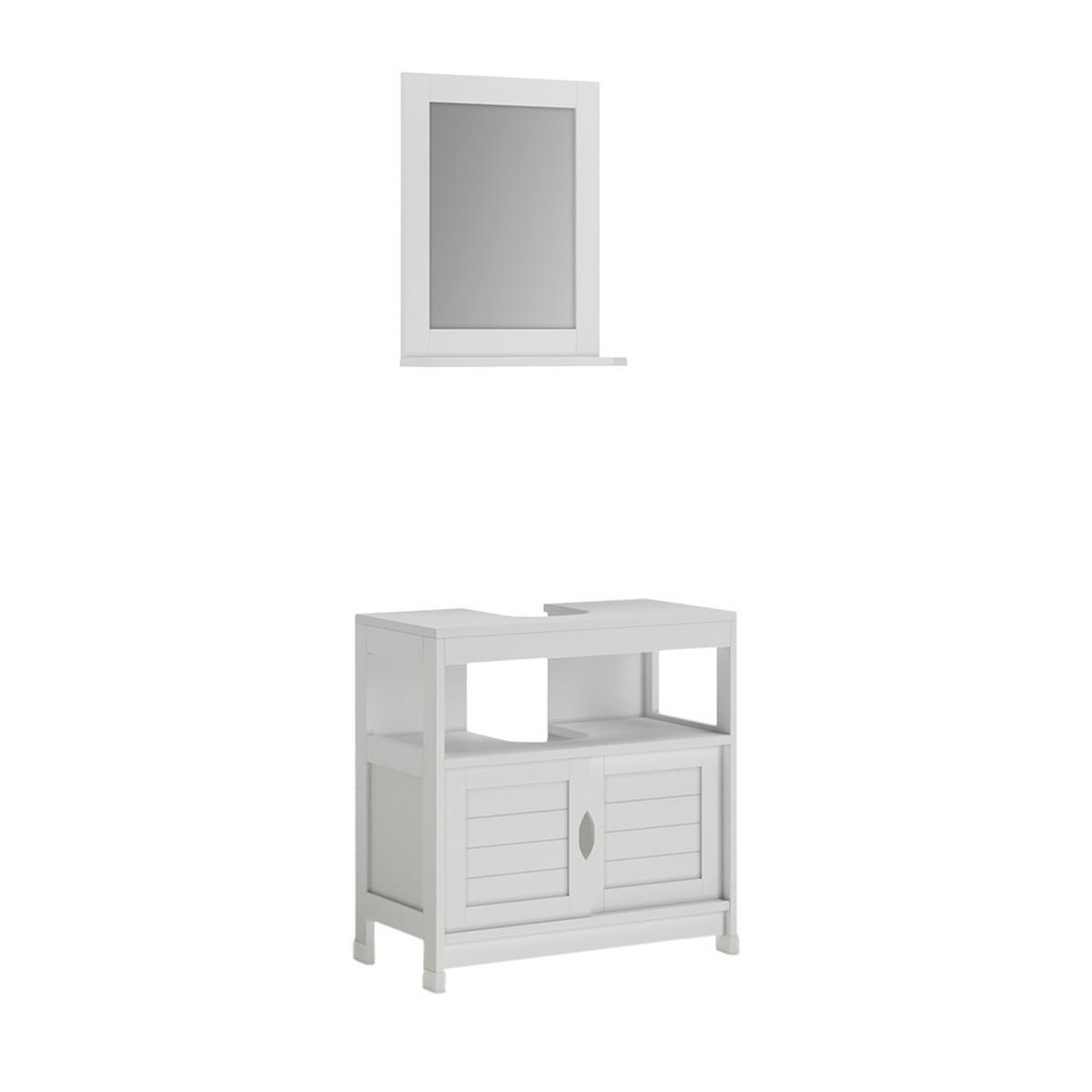 KOUPELNOVÝ NÁBYTEK Vilda Bílá - bílá, kompozitní dřevo (60/60/30cm) - Vicco