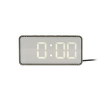 WECKER Audaz 14/2/6 cm - Grau, Kunststoff (2/6/14cm) - Karlsson