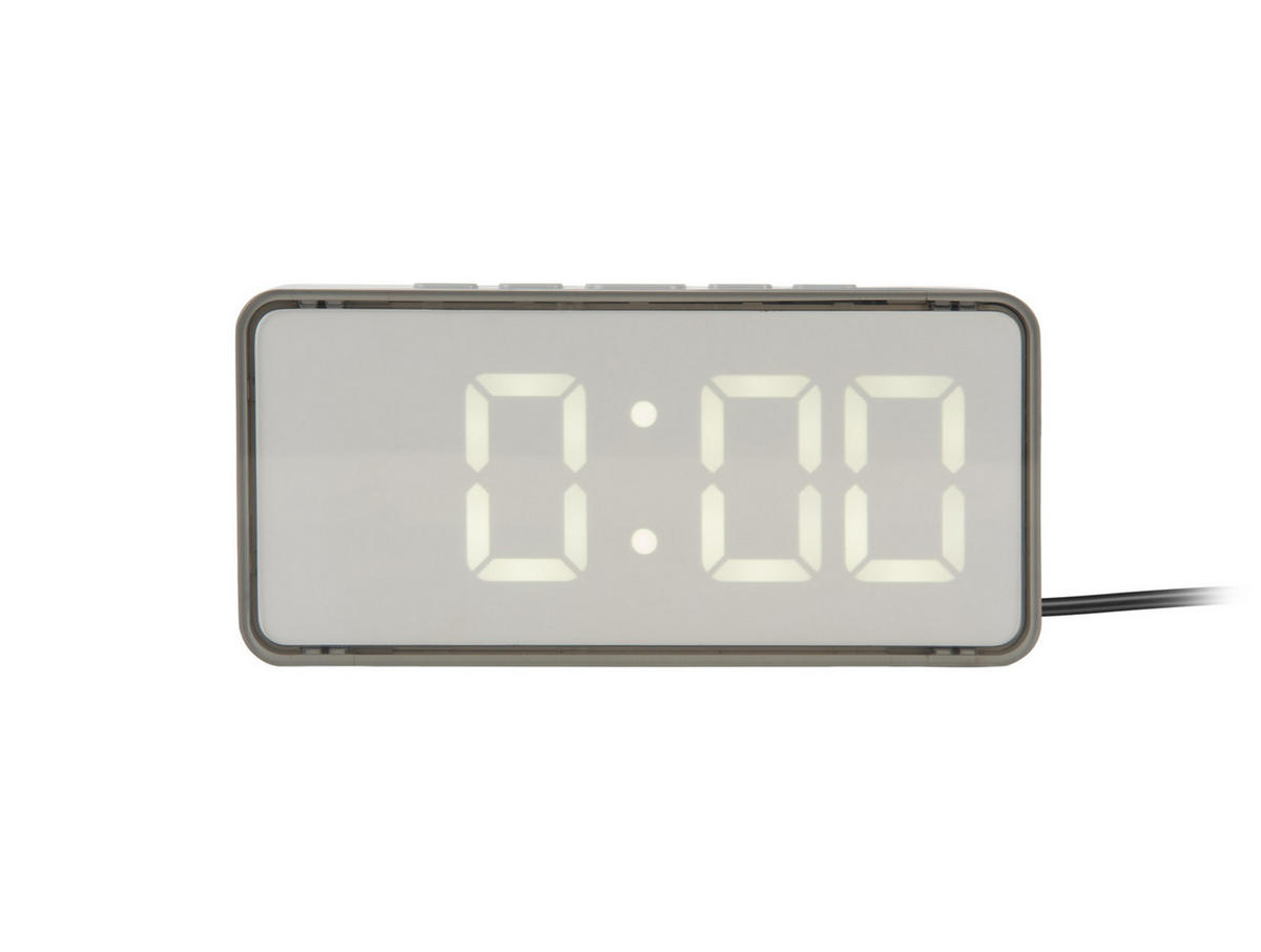 WECKER Audaz 14/2/6 cm - Grau, Kunststoff (2/6/14cm) - Karlsson