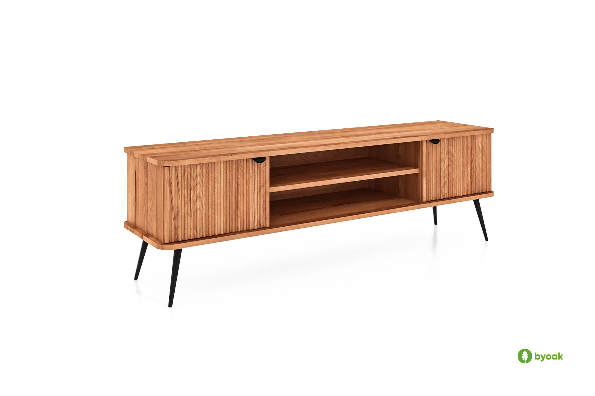 LOWBOARD LINA Kernbuche - Kernbuche, Holz (180/57/46cm) - byoak