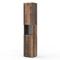 KOUPELNOVÁ SKŘÍŇKA Luna Oldstyle - hnědá, kompozitní dřevo (37/190/32.6cm) - Vicco