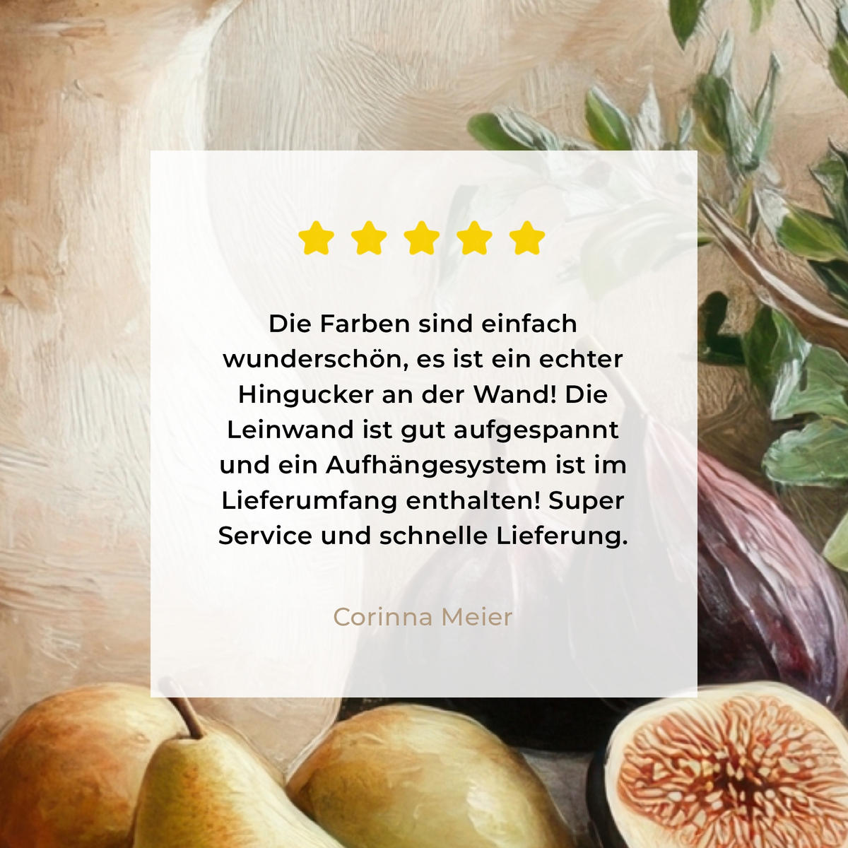 LEINWANDBILD Obst - Kräuter - Ländlich 20x30 cm - Naturfarben, Textil (20/30cm) - MuchoWow