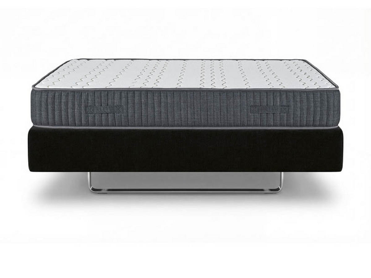 POLSTERBETTSET Active 160x200 Anthrazit - Anthrazit, Textil/Metall (160/200cm) - Villa Möbel