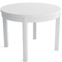 TISCH Weiss KIKI Ausziehbar - Weiß, Holzwerkstoff (65/90/77cm) - Sepro Meble