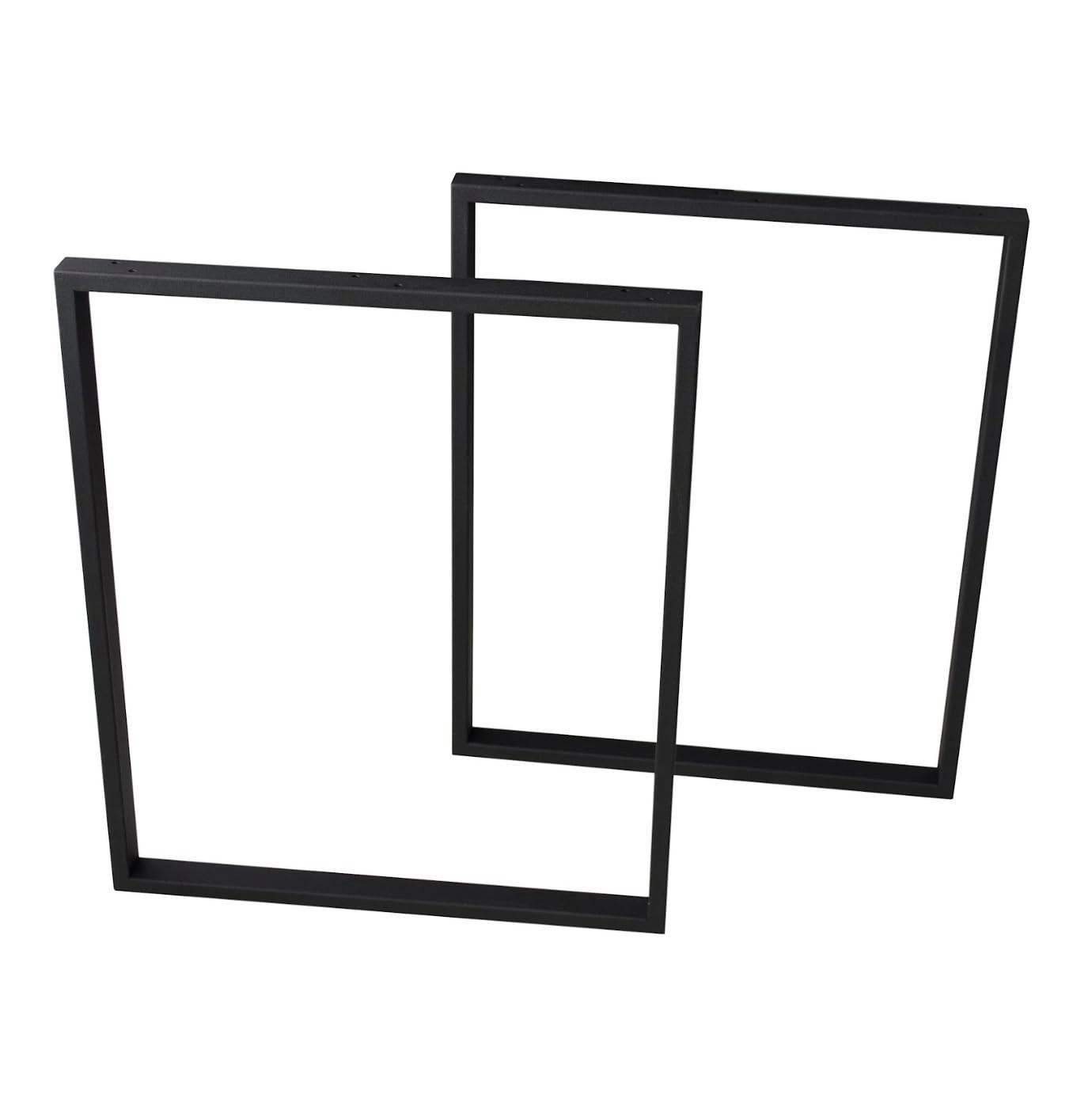 TISCHBEINE Nogi 72 cm Schwarz - Schwarz, Holz (60/72/60cm) - Design Möbel