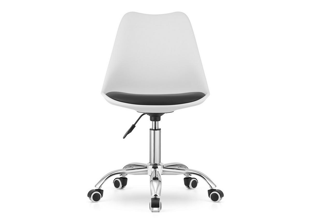 BÜROVORSITZENDER Alba, weiß/schwarz - Weiß, Kunststoff (48/91.5/43cm)